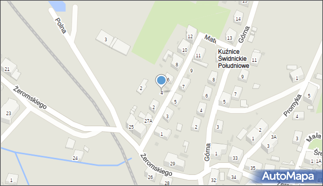 Boguszów-Gorce, Matejki Jana, 4, mapa Boguszów-Gorce
