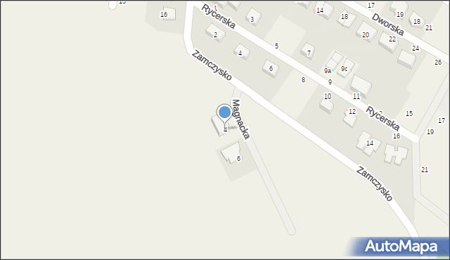 Bojano, Magnacka, 4, mapa Bojano