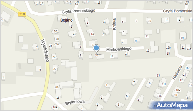 Bojano, Markowskiego Edmunda, 10, mapa Bojano
