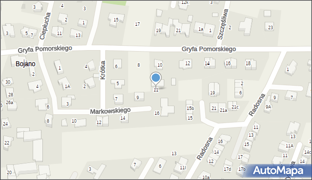 Bojano, Markowskiego Edmunda, 11, mapa Bojano
