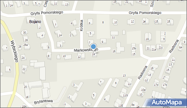 Bojano, Markowskiego Edmunda, 14, mapa Bojano