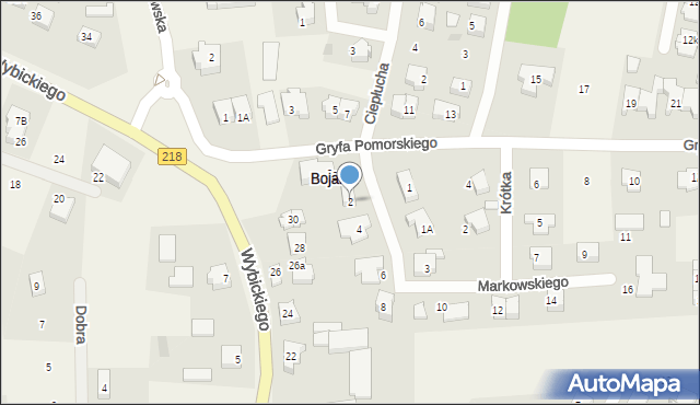 Bojano, Markowskiego Edmunda, 2, mapa Bojano