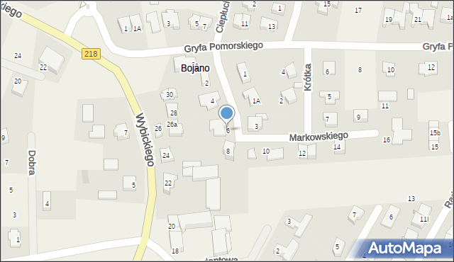 Bojano, Markowskiego Edmunda, 6, mapa Bojano