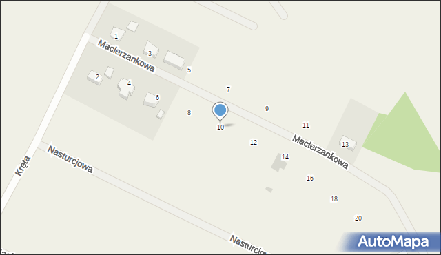 Bolechówko, Macierzankowa, 10, mapa Bolechówko