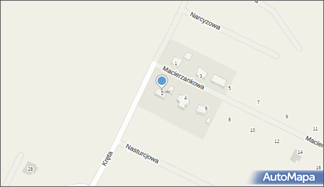 Bolechówko, Macierzankowa, 2, mapa Bolechówko