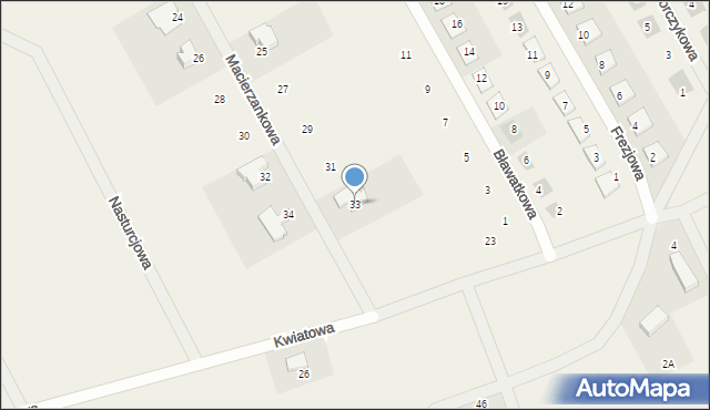 Bolechówko, Macierzankowa, 33, mapa Bolechówko