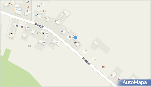 Boleń, Matejki Jana, 103, mapa Boleń
