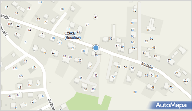 Boleń, Matejki Jana, 30, mapa Boleń