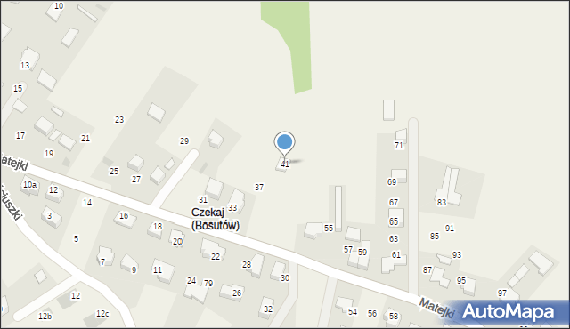 Boleń, Matejki Jana, 41, mapa Boleń
