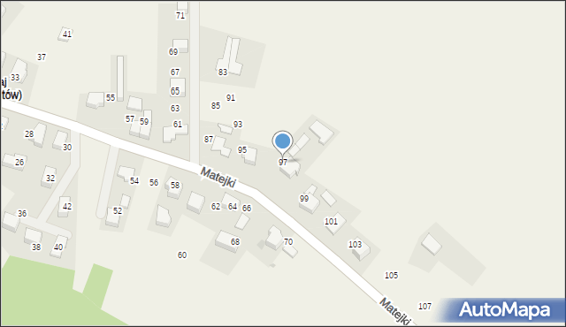 Boleń, Matejki Jana, 97, mapa Boleń