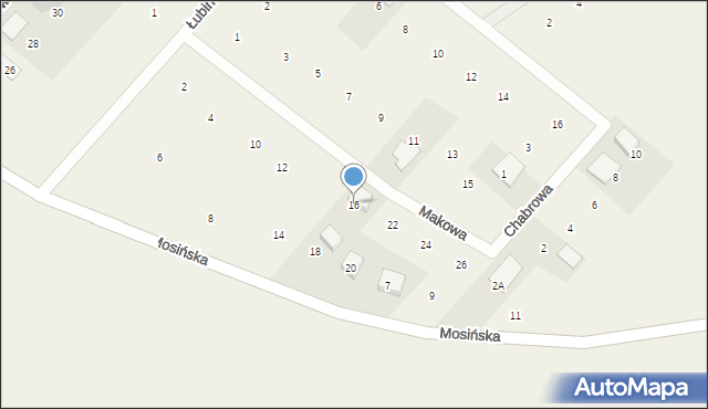 Borkowice, Makowa, 16, mapa Borkowice