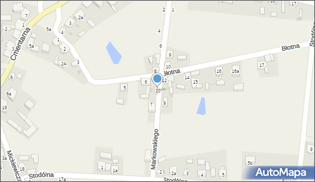 Brdów, Markowskiego Józefa, ks., 10, mapa Brdów