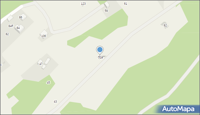 Brenna, Madzi Józefa, 51a, mapa Brenna