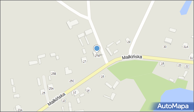 Brok, Małkińska, 27A, mapa Brok