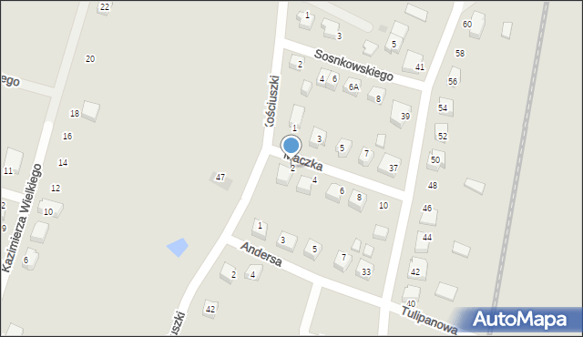 Brusy, Maczka Stanisława, gen., 2, mapa Brusy