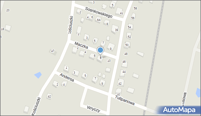 Brusy, Maczka Stanisława, gen., 8, mapa Brusy