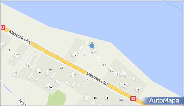 Brwilno Dolne, Mazowiecka, 9, mapa Brwilno Dolne