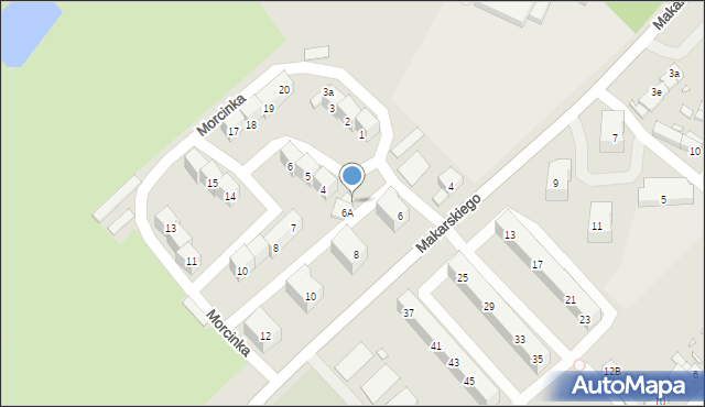 Brzeg, Makarskiego, ks., 6B, mapa Brzeg