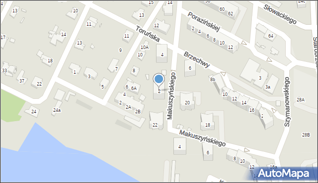 Brzeg, Makuszyńskiego Kornela, 2, mapa Brzeg