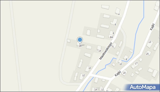 Budry, Masłowskiego Nikodema, ks., 16, mapa Budry