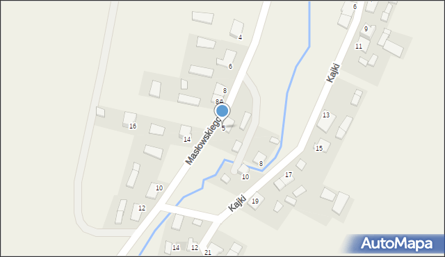 Budry, Masłowskiego Nikodema, ks., 5, mapa Budry