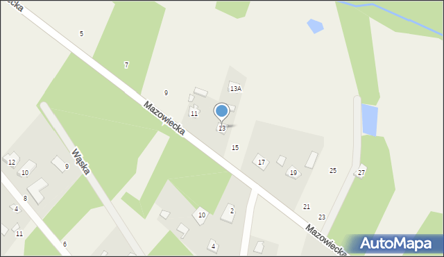 Budy Barcząckie, Mazowiecka, 13, mapa Budy Barcząckie