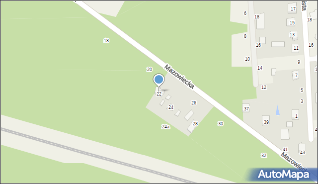 Budy Barcząckie, Mazowiecka, 22, mapa Budy Barcząckie