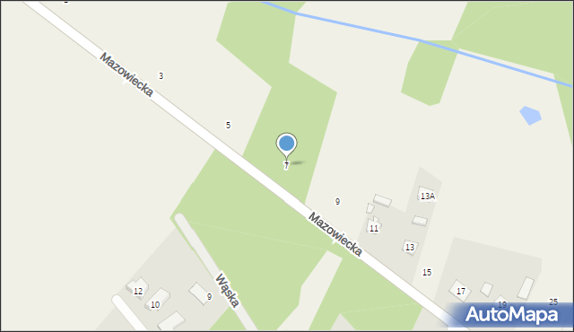 Budy Barcząckie, Mazowiecka, 7, mapa Budy Barcząckie