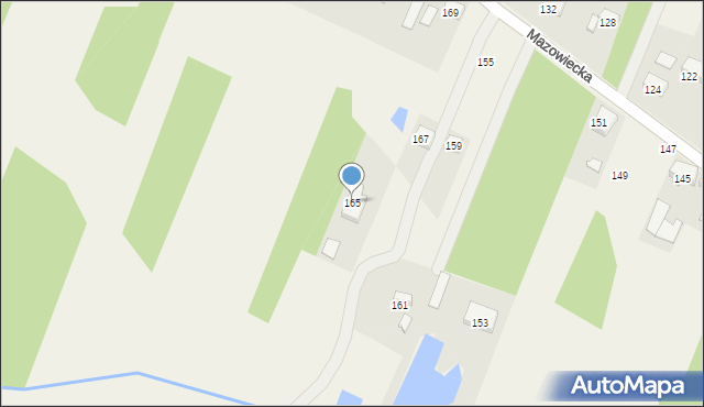 Budy Zaklasztorne, Mazowiecka, 165, mapa Budy Zaklasztorne