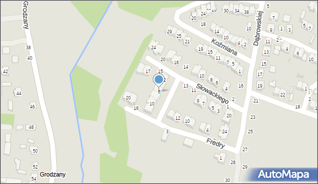 Bychawa, Makuszyńskiego Kornela, 6, mapa Bychawa