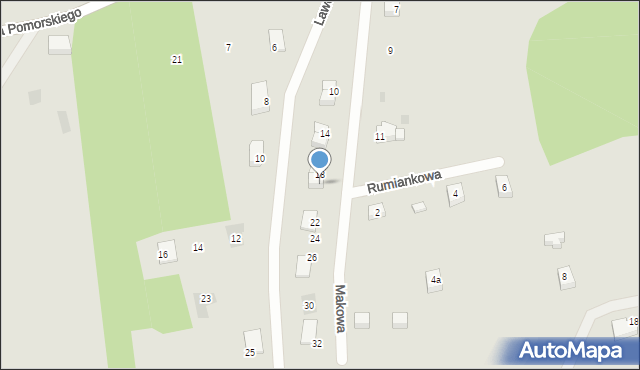 Bytów, Makowa, 20, mapa Bytów