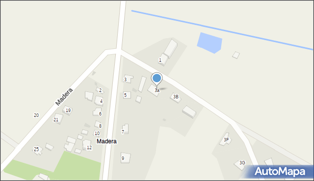 Cekcyn, Madera, 3a, mapa Cekcyn