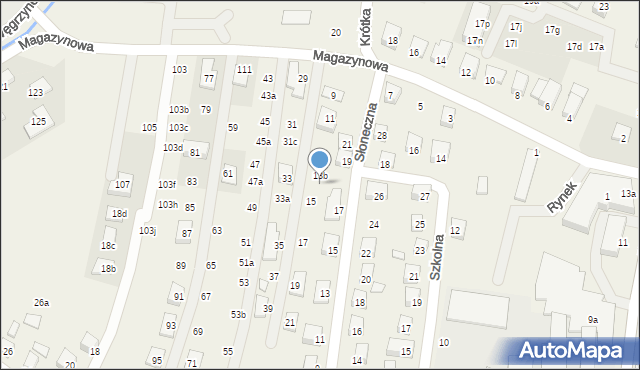 Chełmiec, Magazynowa, 13c, mapa Chełmiec