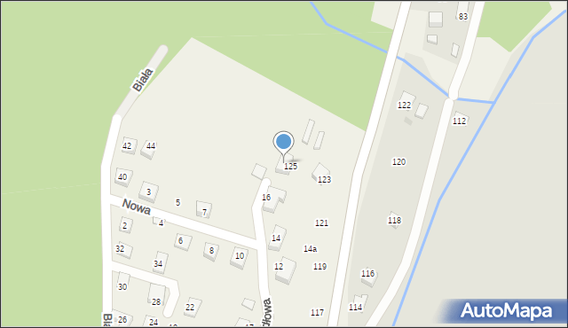 Chełmiec, Marcinkowicka, 125a, mapa Chełmiec