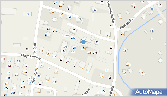 Chełmiec, Marcinkowicka, 17g, mapa Chełmiec