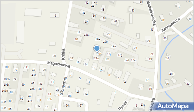 Chełmiec, Marcinkowicka, 17o, mapa Chełmiec