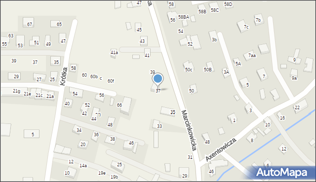 Chełmiec, Marcinkowicka, 37, mapa Chełmiec