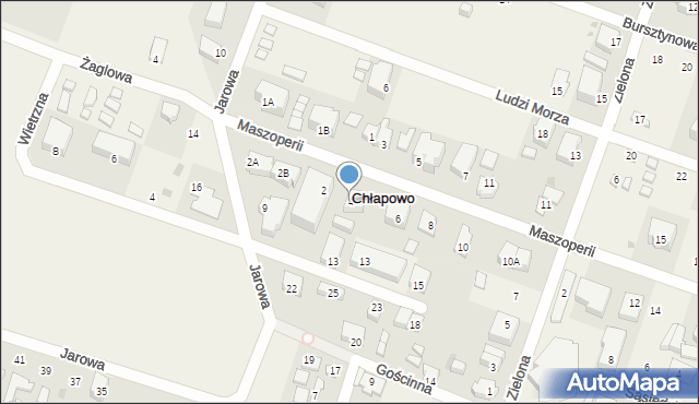 Chłapowo, Maszoperii, 4, mapa Chłapowo