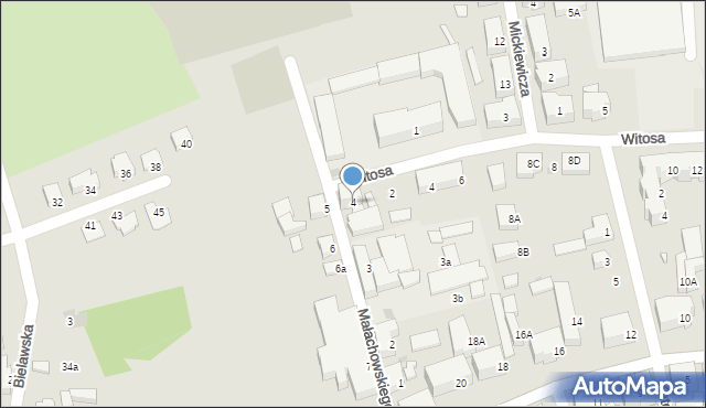 Chojnów, Małachowskiego Stanisława, 4, mapa Chojnów