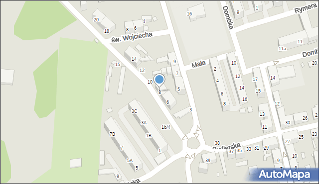 Chorzów, Mariańska, 8, mapa Chorzów