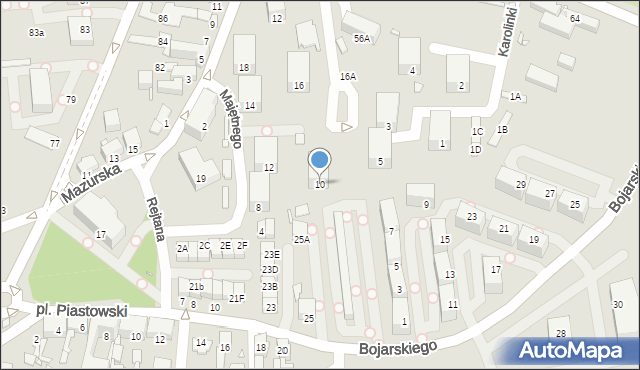 Chorzów, Majętnego Henryka, 10, mapa Chorzów