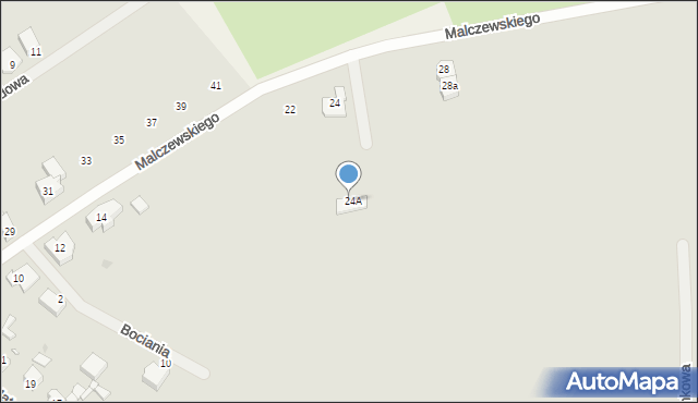 Choszczno, Malczewskiego, 24b, mapa Choszczno