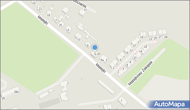 Choszczno, Matejki Jana, 7, mapa Choszczno