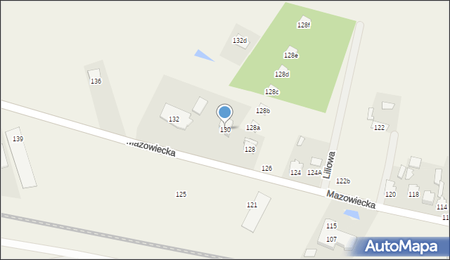 Chrośla, Mazowiecka, 130, mapa Chrośla