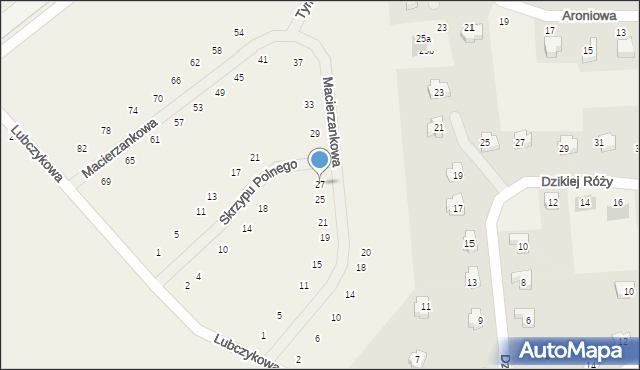 Chrząstawa Wielka, Macierzankowa, 27, mapa Chrząstawa Wielka