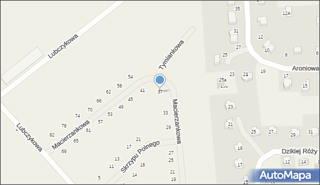 Chrząstawa Wielka, Macierzankowa, 37, mapa Chrząstawa Wielka