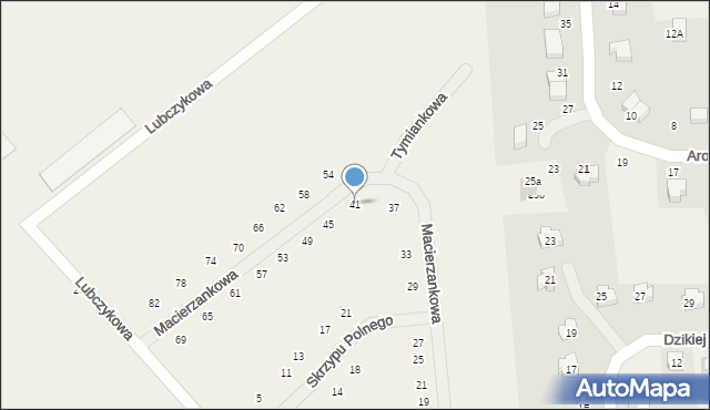 Chrząstawa Wielka, Macierzankowa, 41, mapa Chrząstawa Wielka