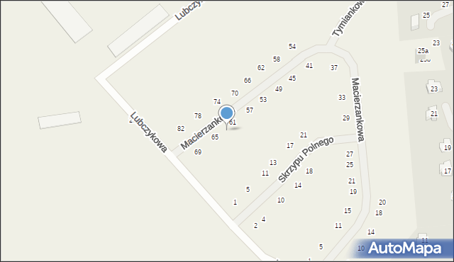 Chrząstawa Wielka, Macierzankowa, 63, mapa Chrząstawa Wielka