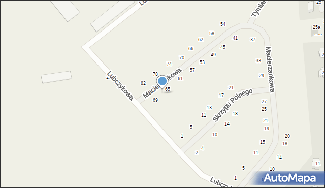 Chrząstawa Wielka, Macierzankowa, 67, mapa Chrząstawa Wielka