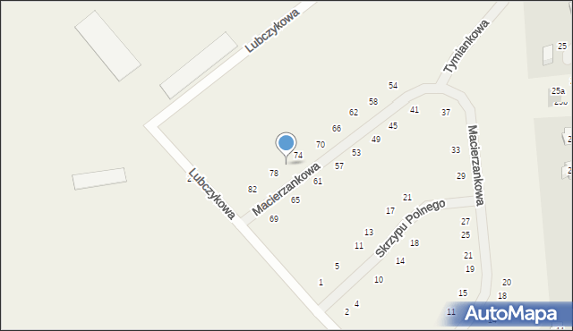 Chrząstawa Wielka, Macierzankowa, 76, mapa Chrząstawa Wielka